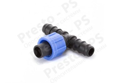 Трійник йоршик Presto-PS для крапельної стрічки та трубки 16 мм (ВТ-021716) kp-tr-27 фото